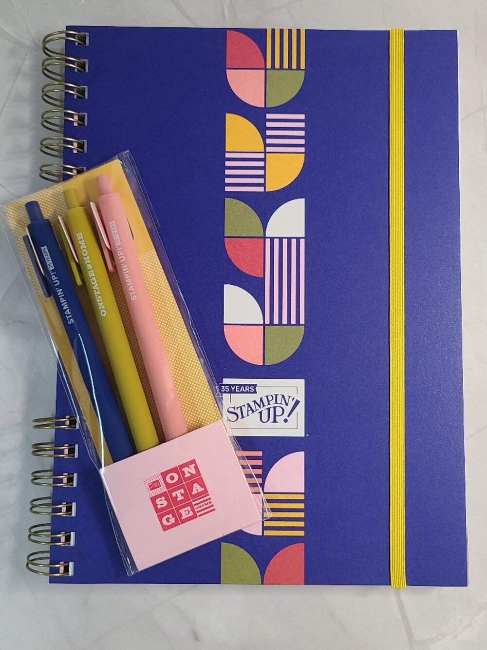 Stampin Up OnStage 2024 Swag Notebook & Pen Set